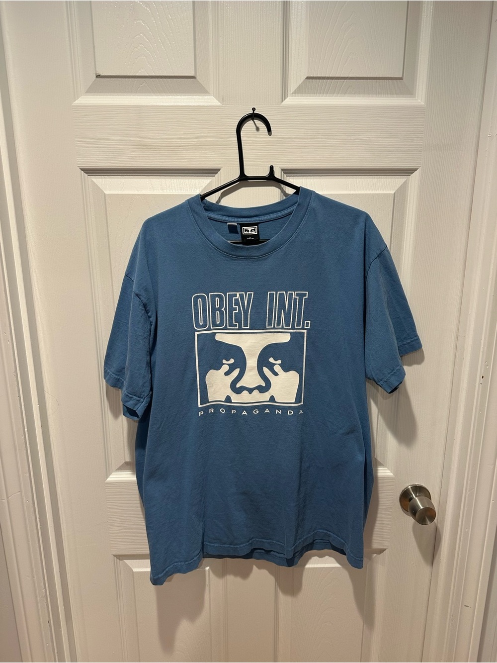 Vintage Obey Int. Propaganda Graphic Tee - Made in USA - Men's L